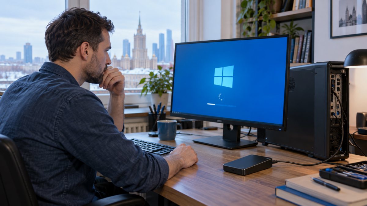 Диагностика компьютера и восстановление загрузки Windows